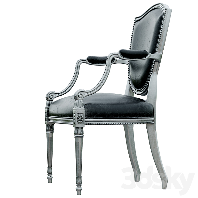 Ghế Ăn Cổ Điển Có Tay Louis XVI Salda